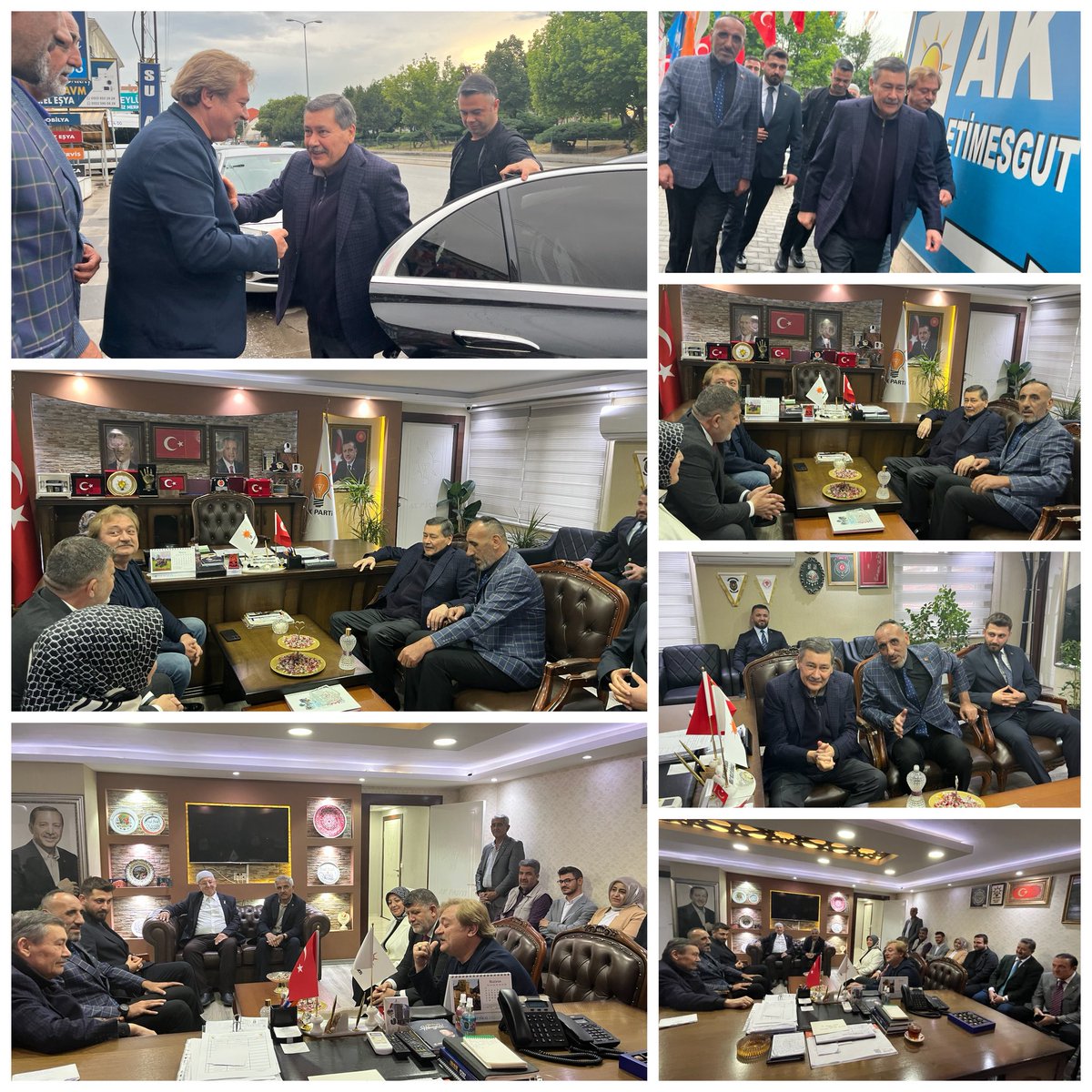 AK Parti Etimesgut İlçe Başkanlığı, Melih Gökçek ve İlçe Teşkilatını Ağırladı