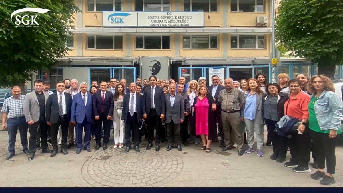 Ankara Sosyal Güvenlik İl Müdürlüğü Emekli Personeline Veda Töreni Düzenledi