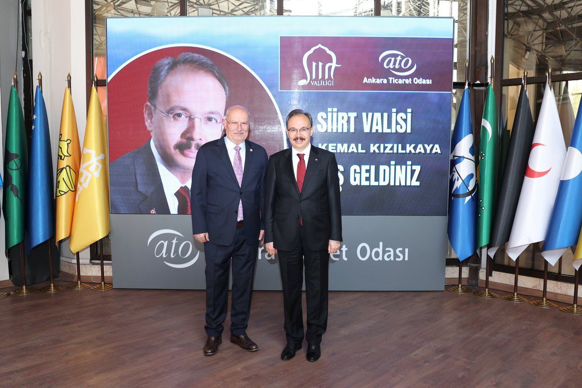 Ankara Ticaret Odası, Siirt Valisi Dr. Kemal Kızılkaya'yı Ağırladı