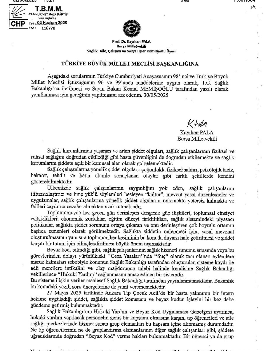TBMM'ye Taşıdı: Ankara'da İntörn Hekime Şiddet Olayı