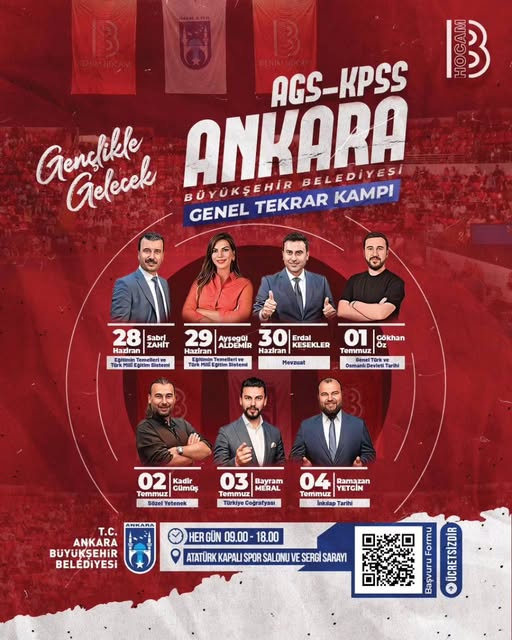 Ankara Büyükşehir Belediyesi, Aday Öğretmenler İçin Genel Tekrar Kampı Düzenliyor