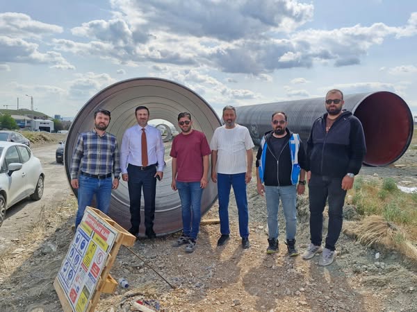 DSİ 5. Bölge Müdürlüğü, Ankara İçme Suyu Hattı Yenileme Çalışmalarını İnceledi