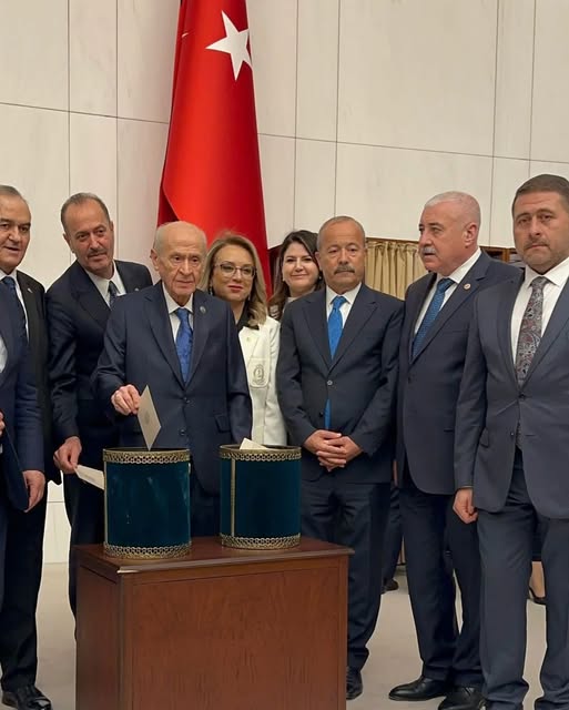 Bahçeli, TBMM Başkanlık Seçimi İçin Oy Kullandı