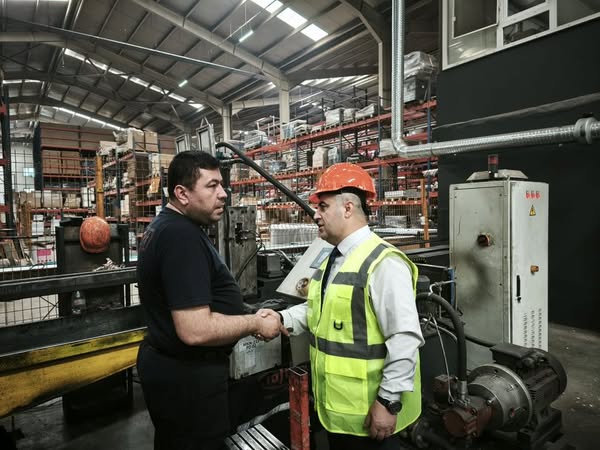 Türk Metal Sendikası Ankara Şubesi, Raftürk Eren Çelik Fabrikasını Ziyaret Etti