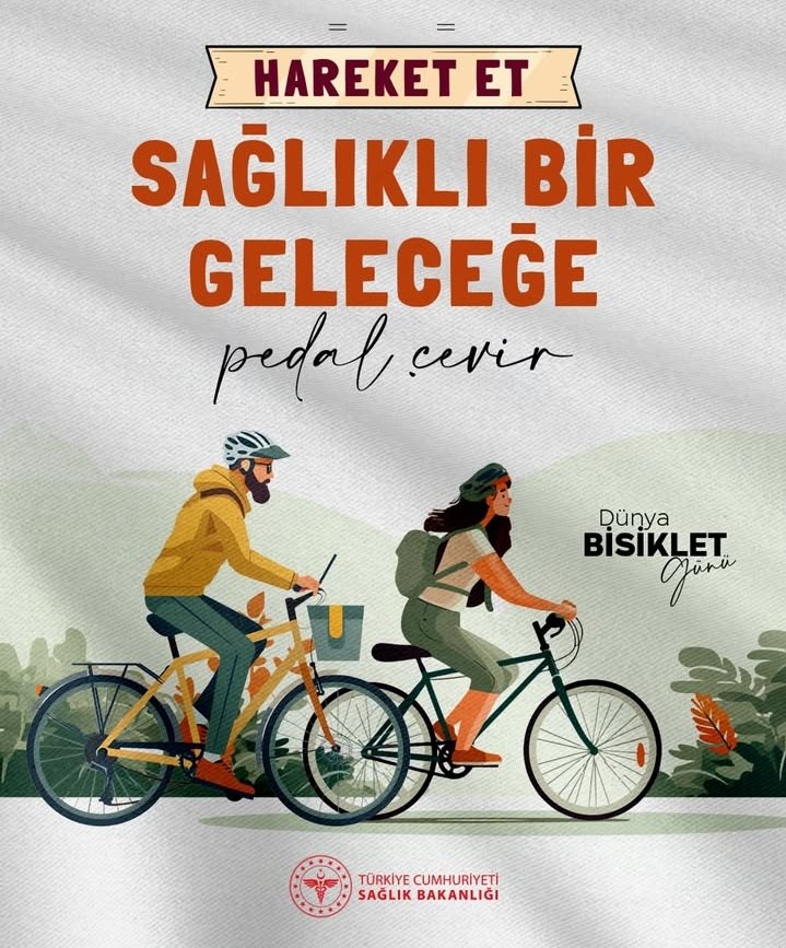 29 Mayıs Devlet Hastanesi Acil Servisi Dünya Bisiklet Günü Etkinliğine Katıldı