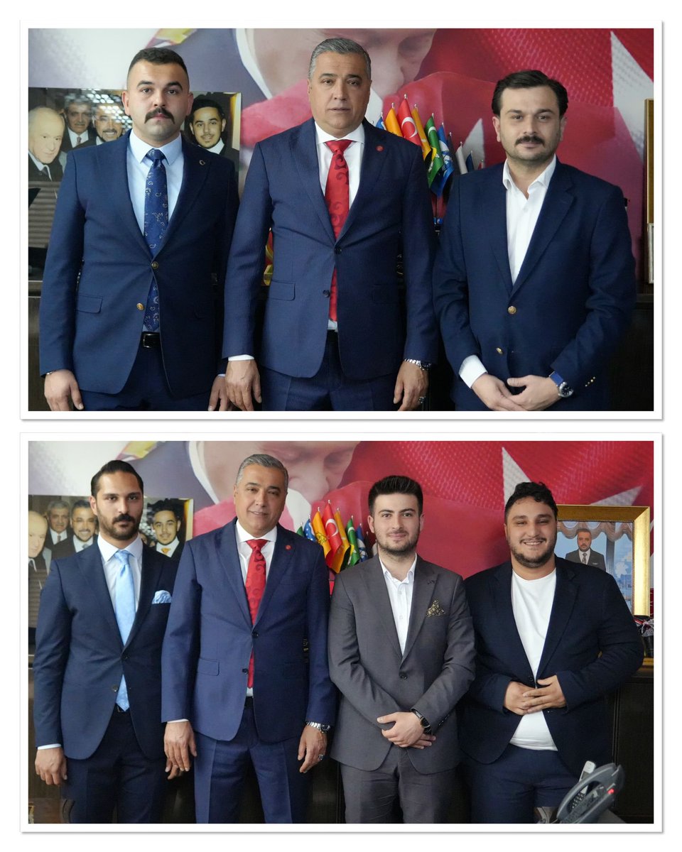 MHP Ankara İl Başkanlığı'na Avukat Saraçoğlu ve Hançerlioğlu Ziyareti