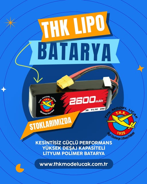 Türk Hava Kurumu, Model Uçak ve Drone Kullanıcıları İçin Yeni Lipo Batarya Ürünü Stoklarda