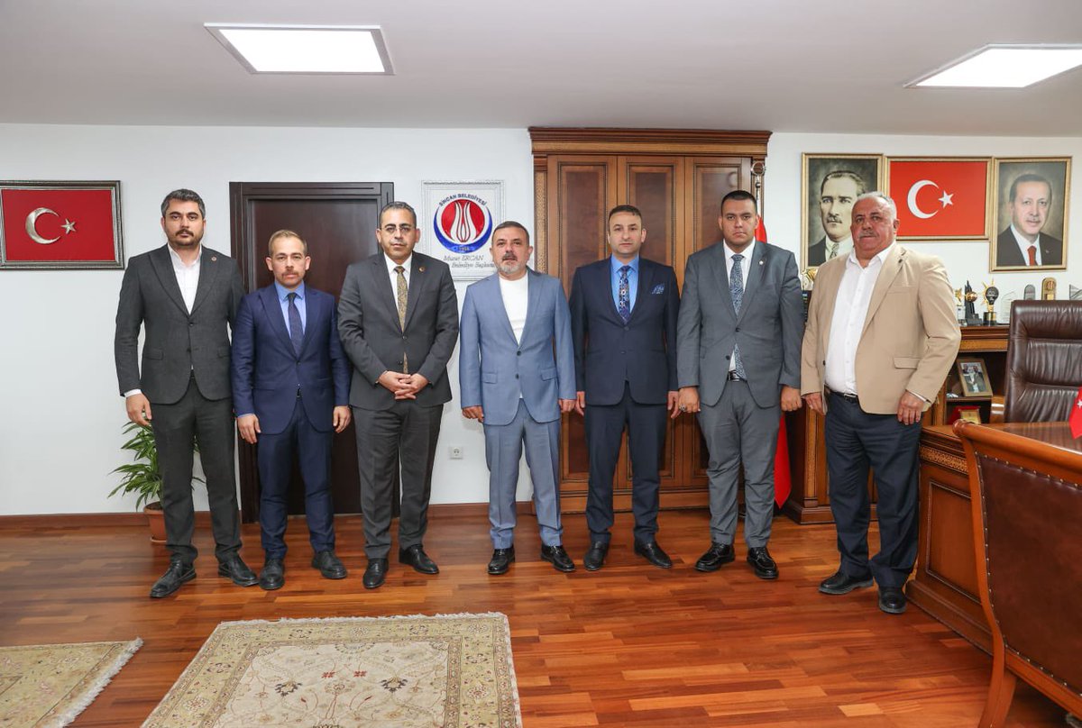 MHP Ankara İl Heyeti, Sincan Belediye Başkanı Ercan'ı Ziyaret Etti