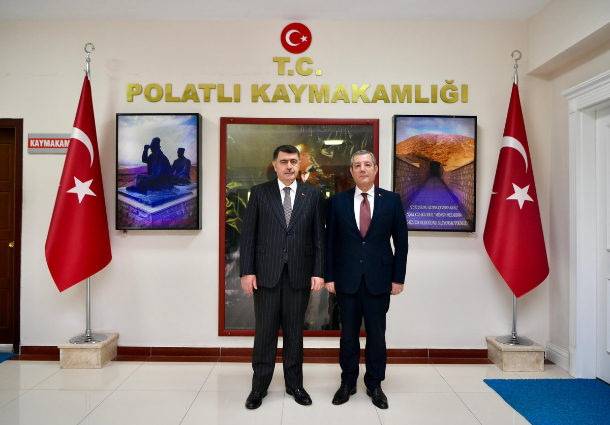 Ankara Valisi Şahin, Polatlı'daki Çalışmaları İncelemek Üzere Kaymakam Bulacak'ı Ziyaret Etti