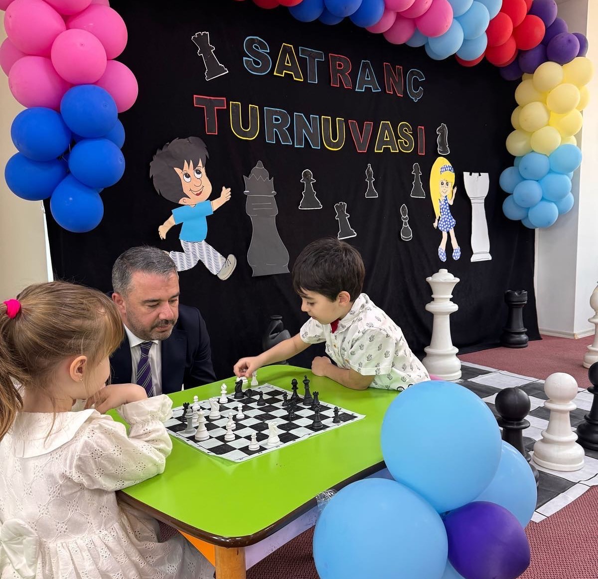 Pursaklar Belediyesi Nezaket Okulları Geleneksel Satranç Turnuvası Düzenlendi