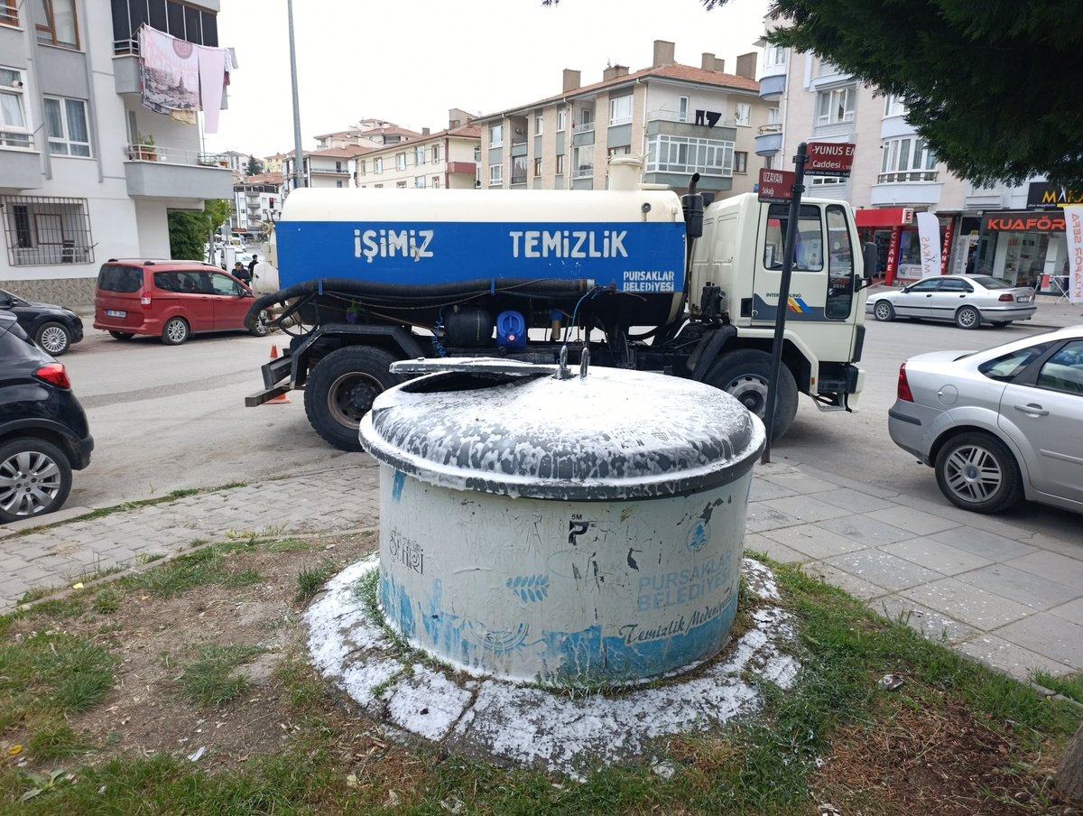 Pursaklar Belediyesi, Hava Kalitesini Artırmak İçin Temizlik Çalışmalarına Devam Ediyor